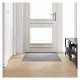 vidaXL Teppichläufer Hellgrau 100 x 150 cm 100% Polypropylen