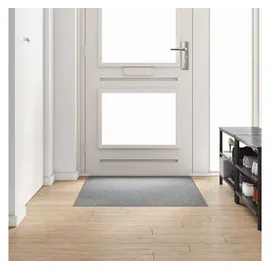 vidaXL Teppichläufer Hellgrau 100 x 150 cm 100% Polypropylen
