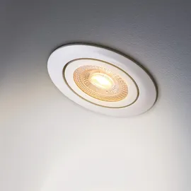 monzana Einbauleuchte 12er Set Schwenkbar und Dimmbar Stil Weiß