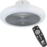 EGLO Kostrena 45,5 cm Deckenventilator Grau-Weiß