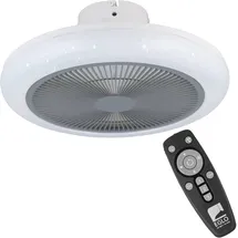 EGLO Kostrena 45,5 cm Deckenventilator Grau-Weiß