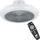 EGLO Kostrena 45,5 cm Deckenventilator Grau-Weiß