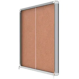 NOBO Schaukasten silber 18x DIN A4 135,5 x 6,3 x 97,0 cm, 1 St.