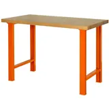 BAHCO Werkbank Holz 1800 mm x 750 mm x 1030 mm orange