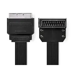 Nedis Flachkabel SCART Mac Ho - SCART-Stecker auf Angul