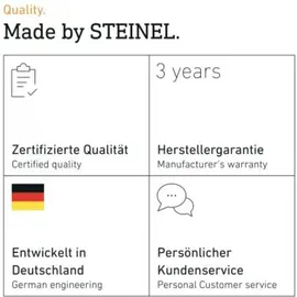 Steinel L 835 C Connect, smarte Außenwandleuchte, App Steuerung, Wandlampe dimmbar, 3000 K, Warmweiß, 9.1 W, Anthrazit