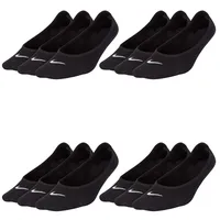 Nike 3PPK Lightweight Footi Black/White
