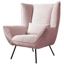 KAWOLA Iva Cord-Stoff 90 x 112 x 94 cm rosa