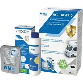 WM aquatec Hygiene-Trio HGT-120 Wasserhygiene Komplett-Set für Tanks bis 160 l