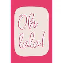 Reinders! Bild Oh La La (BHT 20x30x2.50 cm) - - BHT 20x30x2.50 cm