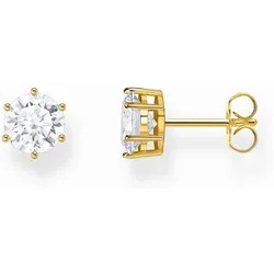 Ohrrstecker mit großem, weißem Zirkoniastein im Brillantschliff - Thomas Sabo Modell: H2300-051-14