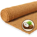NOOR Kokos Böschungsmatte 1 m x 15 m - Erosionsschutz- & Ufermatte für Garten, Hang & Böschung - biologisch abbaubar & chemikalienfrei - Maschenweite ca. 3 x 3 cm - 700 g/m2