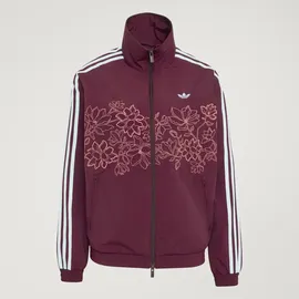 adidas FLORAL GFX FIREBIRD LOOSE Originals JACKE - Maroon - XL