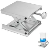 Hebebühnenunterstützung aus Aluminiumlegierung, Labor-Hebetische, 9 x 9 x 2,5 cm, verstellbare Labor-Hebebühne für Labore für biochemische Physik