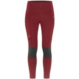 Fjällräven Fjallraven 84771 Abisko Trekking Tights Pro W Pants Women's Pomegranate Red-Iron Grey L