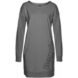 bench. loungewear Sweatkleid Grau/Schwarz 48/50