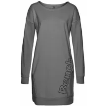 bench. loungewear Sweatkleid Grau/Schwarz 48/50