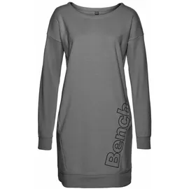 bench. loungewear Sweatkleid Grau/Schwarz 48/50