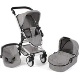 Bayer Chic 2000 Puppenwagen Fides, 3In1 Puppenwagen-Set Bestehend Aus Babywanne,
