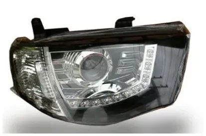 Kristall-Scheinwerfer für Mitsubishi L200 (ab 2006) – schwarz