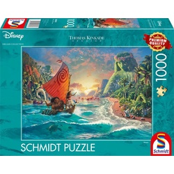 Schmidt Spiele Puzzle Thomas Kinkade Disney Vaiana Moana 58030, 1000 Puzzleteile