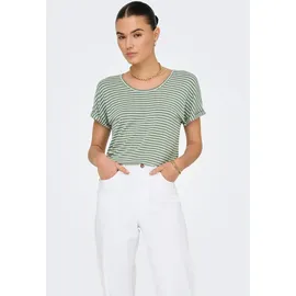 Jdy Kurzarmshirt JDYSISSY S/S O-NECK TOP JRS grün XS (34)