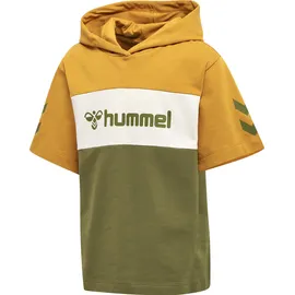 hummel hummel, Jungen, Pullover, Hmlcloud Hoodie S/S, Grün, 128