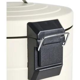 Beliani Tretmülleimer 30 l Beige