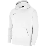 Nike Unisex Kinder Y Nk Flc Park20 Po Hoodie Sweatshirt, White/Wolf Grey, 8-9 Jahre EU