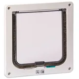 Karlie Katzenklappe Porta 2-Wege-Verschluss 19,2x5x20 cm Weiß