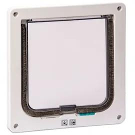 Karlie Katzenklappe Porta 2-Wege-Verschluss 19,2x5x20 cm Weiß