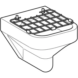 Geberit Espital Ausguss wandhängend, 6l, mit Edelstahlklapprost, 201680600