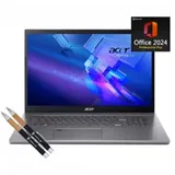 Acer 517-58GM 17 Zoll Intel Core i7 1355U, MS Office 2024 Professional (17.30", Intel Core i7-1355U, 16 GB, 512 GB, DE), Notebook, Silber