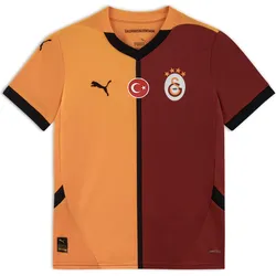 Galatasaray SK 24/25 Heimtrikot Jugendliche PUMA Red Rhythm Intense Orange Gr. 128  - 8 Jahre