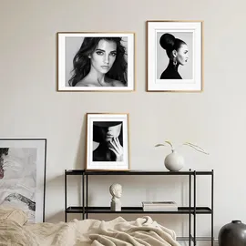 luxuskollektion A3 Aluminum Picture Frame Display with Mats for A4 or