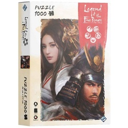 SD Toys Puzzle Legend Of The Five Rings Puzzle Poster (1000 Teile), Puzzleteile