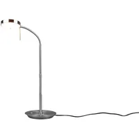 Trio LED-Tischleuchte Monza Alu, Eisen, Stahl & Metall Silber