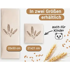 ZOLLNER Körnerkissen,Bezug abnehmbar, 100% Baumwolle, 20x53 cm, natur