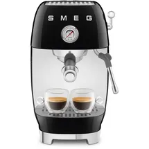 Smeg Siebträgermaschine ECF03BLEU Schwarz