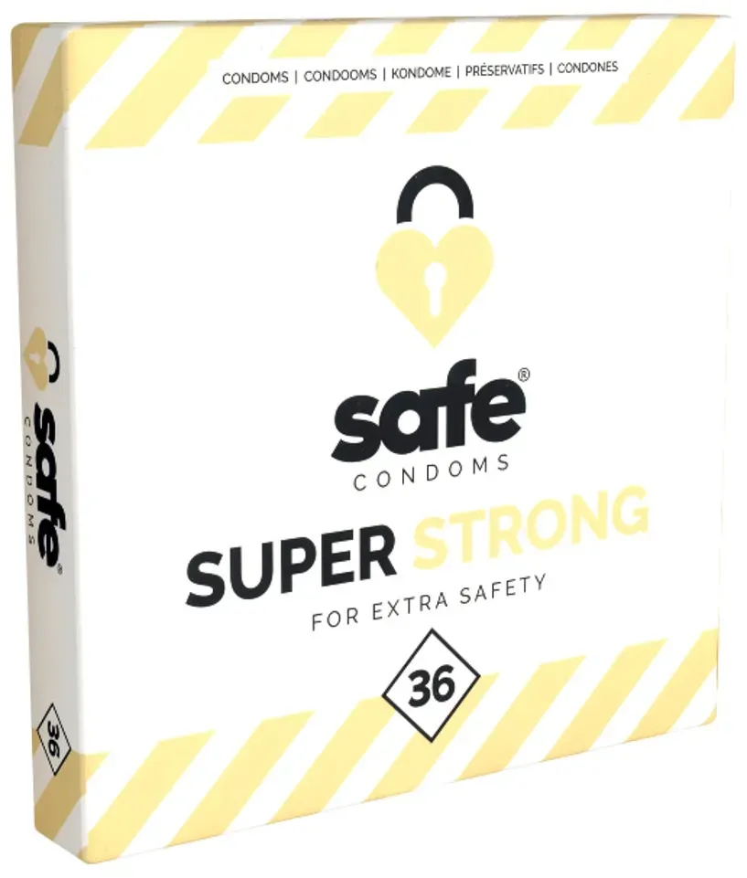 «Super Strong» stärkere Kondome für mehr Reißfestigkeit (36 Kondome)