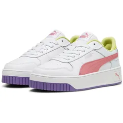 PUMA Carina Street Sneaker Mädchen 09 - PUMA white/passionfruit/PUMA silver 38