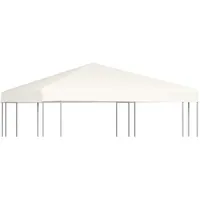 VidaXL Pavillondach 310 g/m2 3x3 m Cremeweiß