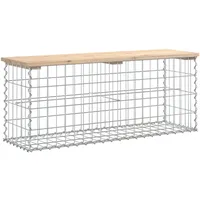 deluke Gabionenbank BIKS 103 × 31,5 × 42 cm