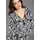 NEUN MONATE Umstandskleid NEUN MONATE "Viskose-Kleid für Schwangerschaft und Stillzeit", Damen, Gr. 46, N-Gr, schwarz, weiß, Jersey, Obermaterial: 95% Viskose, 5% Elasthan, bedruckt, weit, Kleider, Stillkleid in fließender Form und mit modischem Mustser