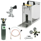 bietal® Bierkühler 35 Liter/h Durchlaufkühler SET - KEG Flach - CO2 2 kg