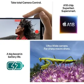 Apple iPhone 16 256 GB Schwarz