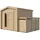Weka Killarney 2,50 x 2,50 m Natur