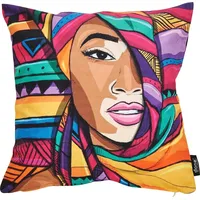 Done.® Dekokissen »Velour Print Winnie«, Beidseitig bedruckte Kissenhüle ohne