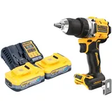 DeWalt DCD 800 H2 Akku Bohrschrauber 18 V 90 Nm Brushless + 2x Powerstack Akku 5,0 Ah + Ladegerät