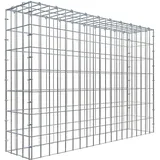 Gabiona C-Ring-Gabione-Anbaukorb Typ 3 70 x 100 x 20 cm Maschenw 5 x 10 cm